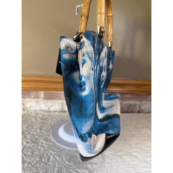 Marilyn Monroe Canvas Tote Bag With Bamboo Handles & Beaded Details - Picture 7 of 16